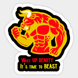 Bodybuilding Beast Sticker